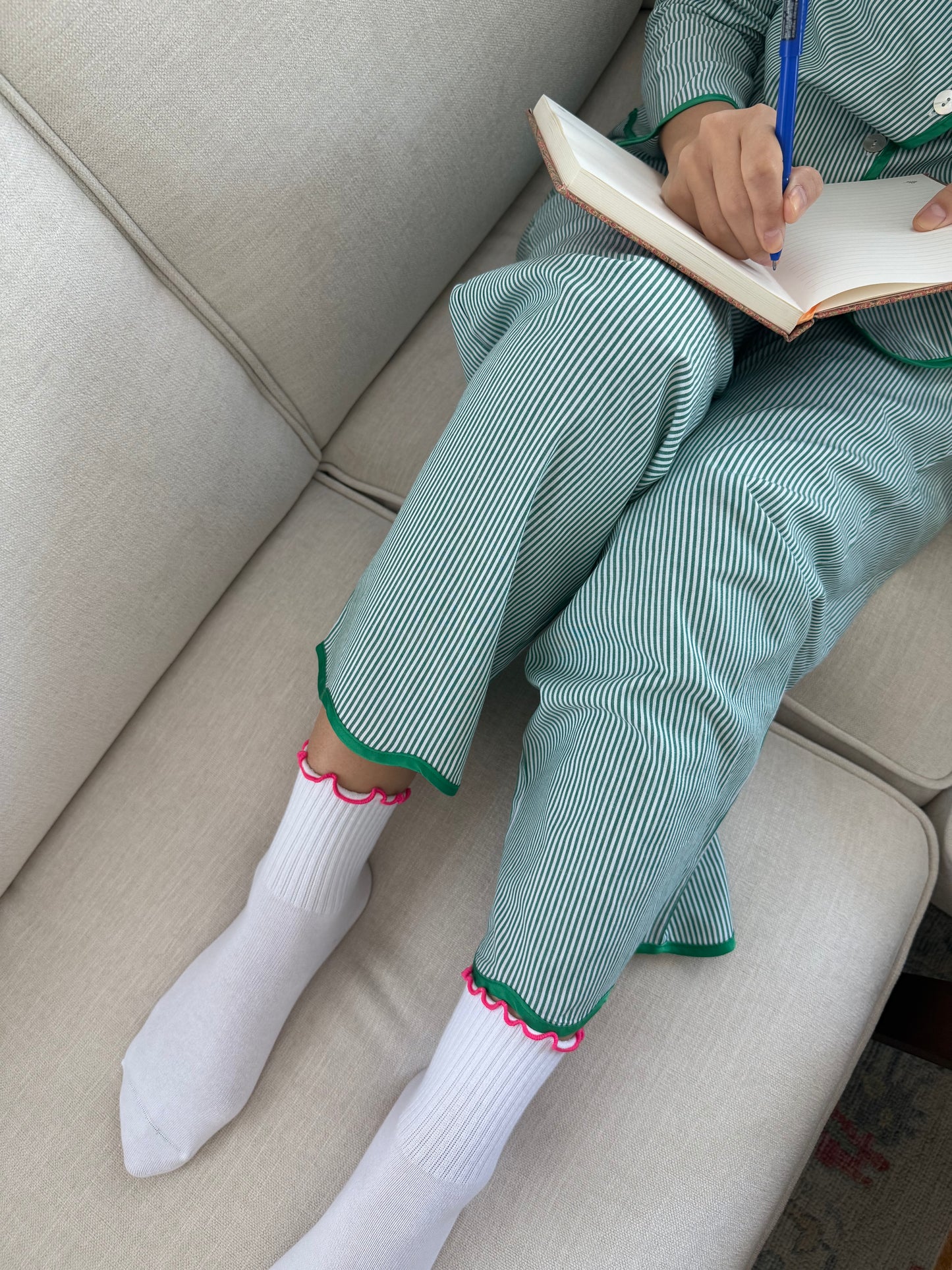 Sunday Socks in Flamingo