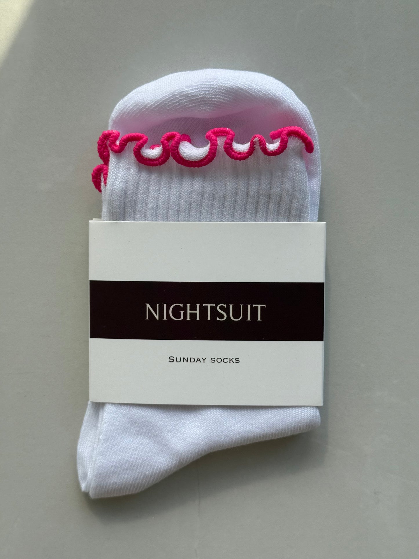 Sunday Socks in Flamingo