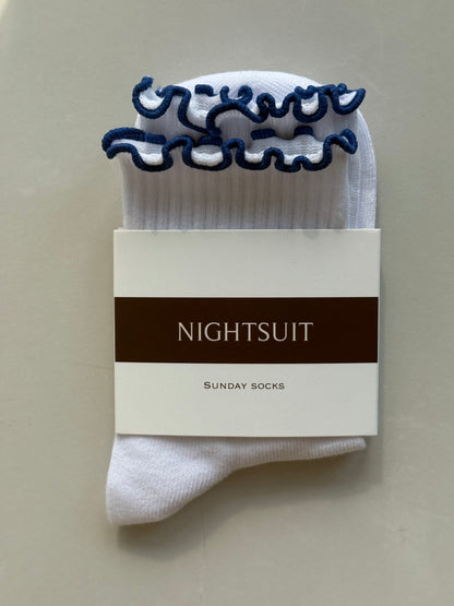 Sunday Socks in Blueberry