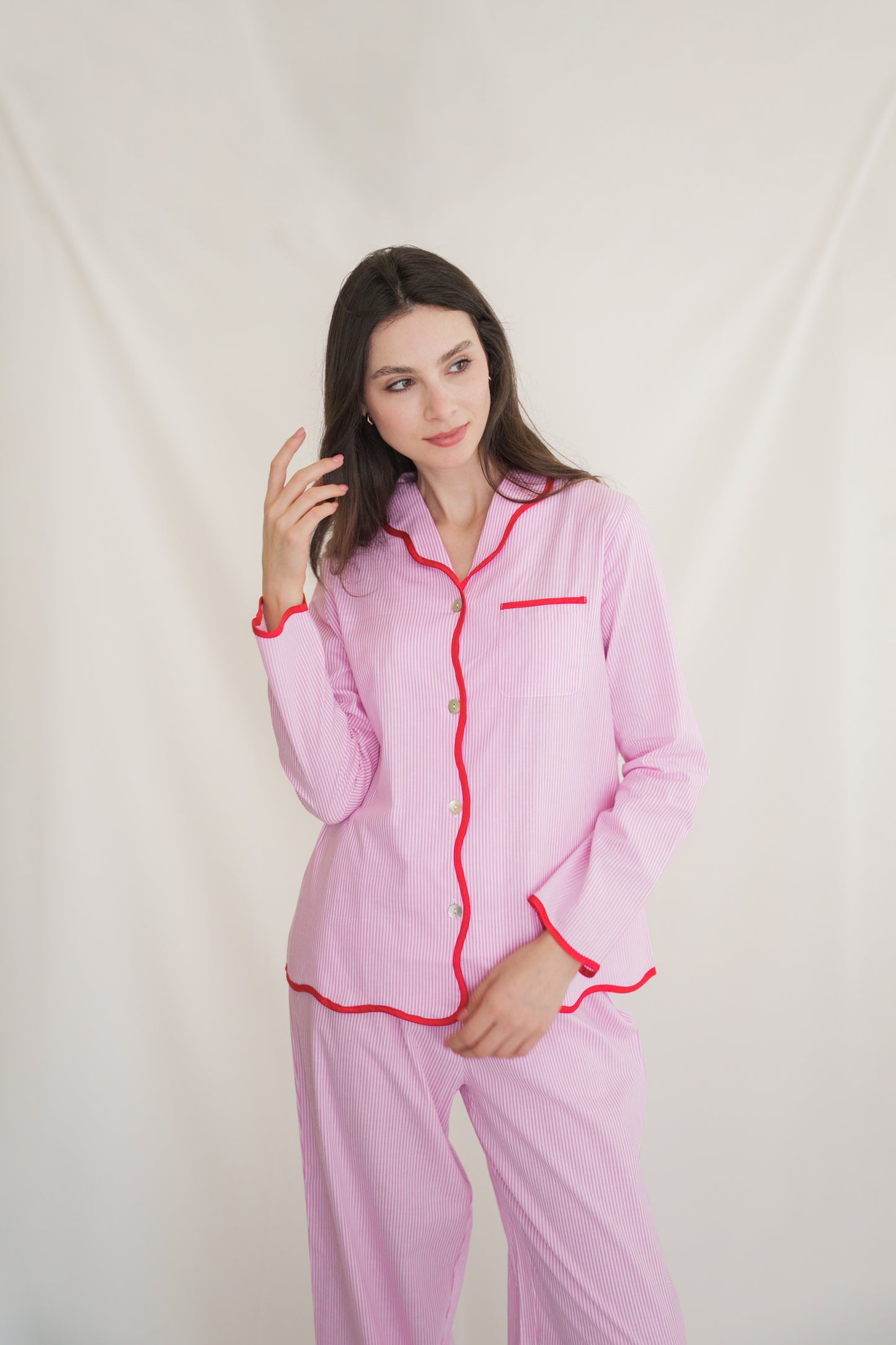 Wiggle Pyjama Set in Flamingo