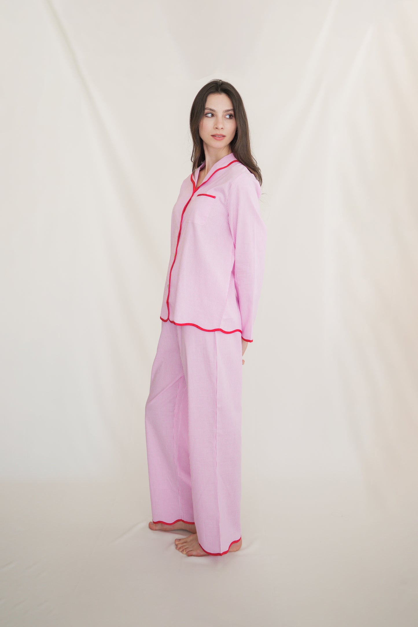 Wiggle Pyjama Set in Flamingo