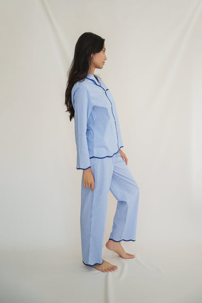 Wiggle Pyjama Set in Blueberry