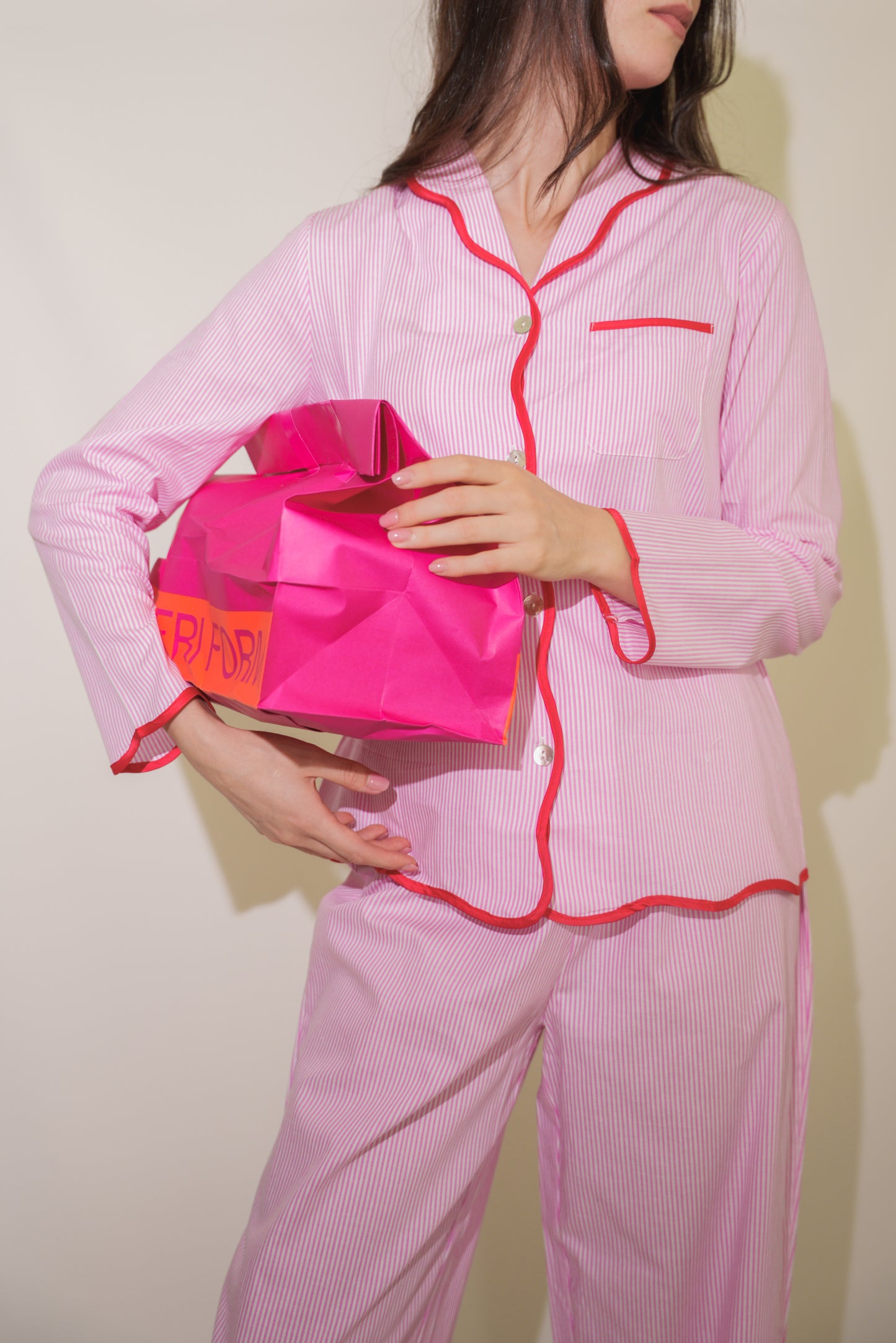 Wiggle Pyjama Set in Flamingo