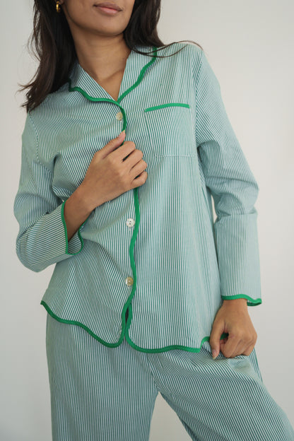 Wiggle Pyjama Set in Matcha