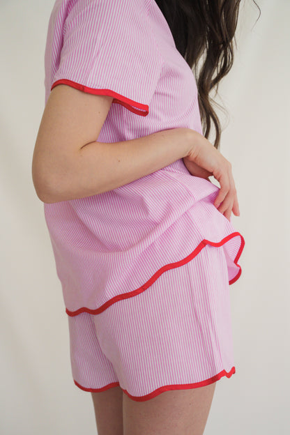 Wiggle Short in Flamingo