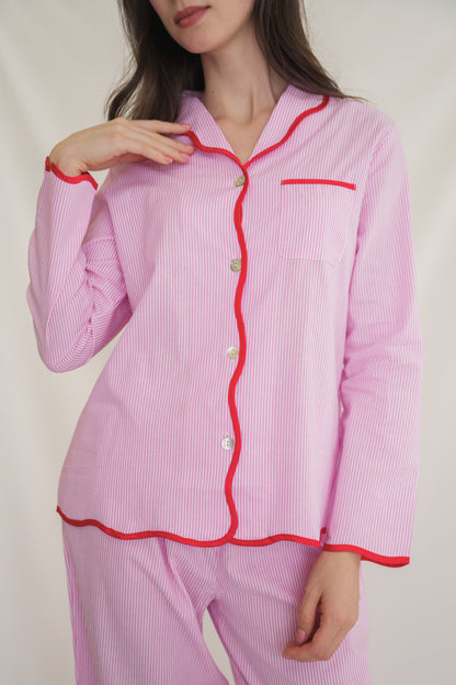 Wiggle Pyjama Set in Flamingo